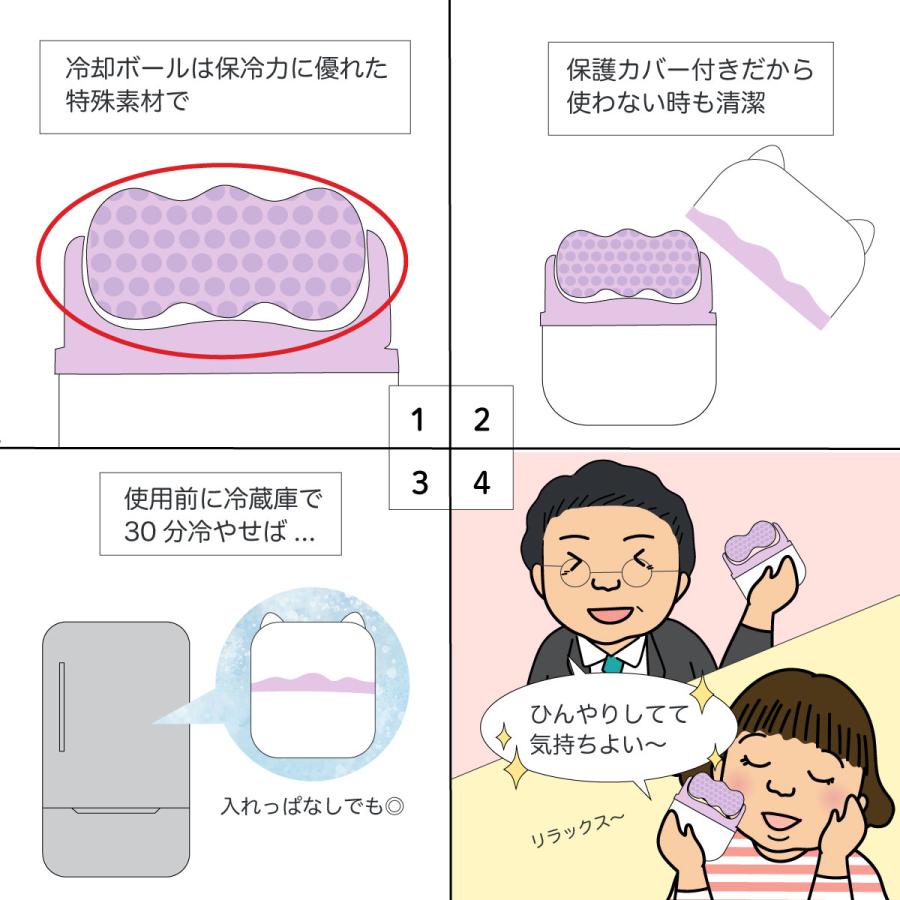 美顔ローラー 美顔器 フェイスローラー 冷感ローラー 小顔ローラー