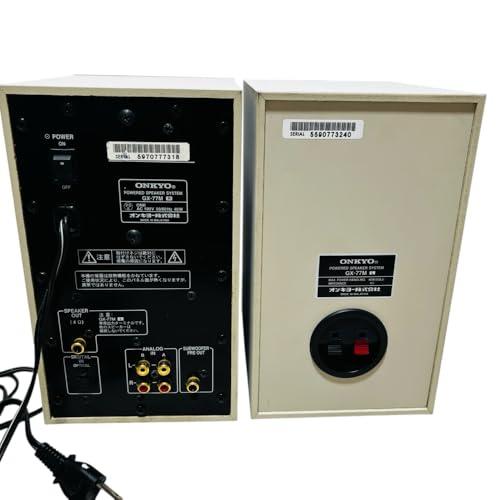 ONKYO WAVIO 77monitor アンプ内蔵スピーカー 15W+15W GX-77M(W