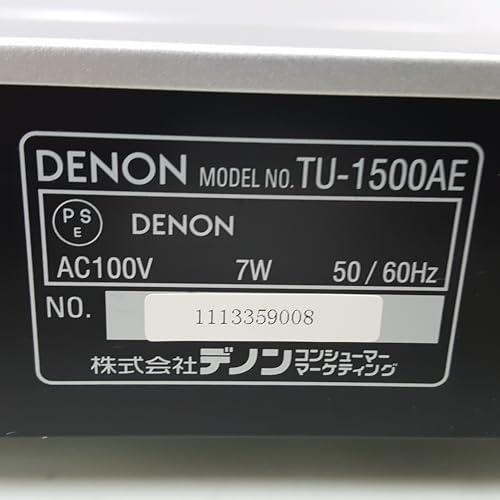 DENON TU-1500AE-SP FM/AMチューナー Amazon.co.jp: Denon AM/FMステレオチューナー プレミアム
