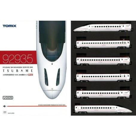 m*l様 TOMIX 九州新幹線800系つばめ U005 92935 限定品 トミックス 九州新幹線800系つばめ U005編成 6両セット 【92935