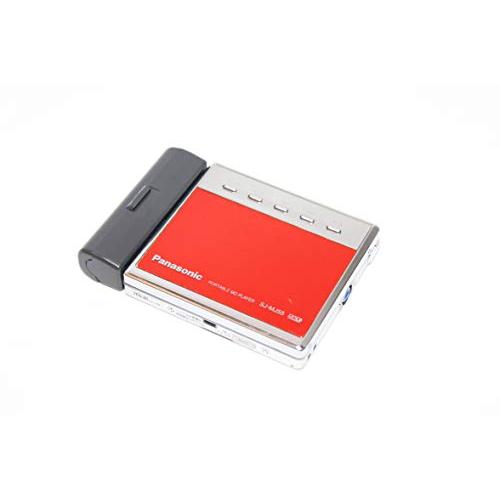 Panasonic SJ-MJ55-R ポータブルMDプレーヤー Panasonic パナソニック SJ-MJ55-R レッド ポータブルMD