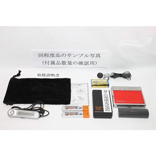 【動作品】パナソニック　SJ-MJ55-R（レッド）　ポータブルMDプレイヤー Panasonic パナソニック SJ-MJ55-R レッド ポータブルMD