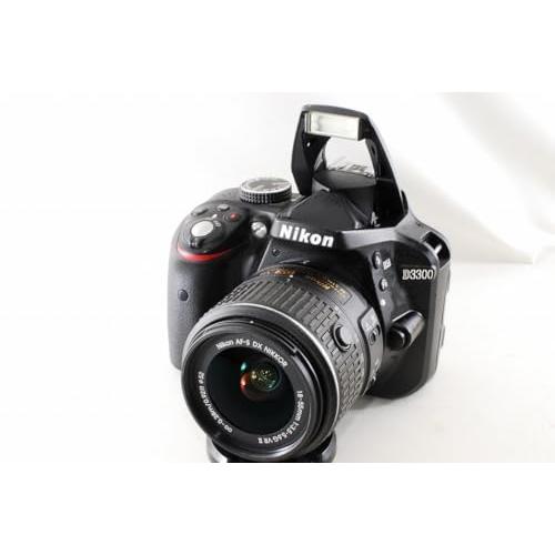 若者の大愛商品 Nikon デジタル一眼レフカメラ D3300 18-55 VR IIレンズキット ブラック D3300LKBK