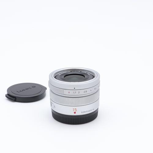 単焦点レンズ SUMMILUX 15mm F1.7 H-X015 シルバー Amazon.com