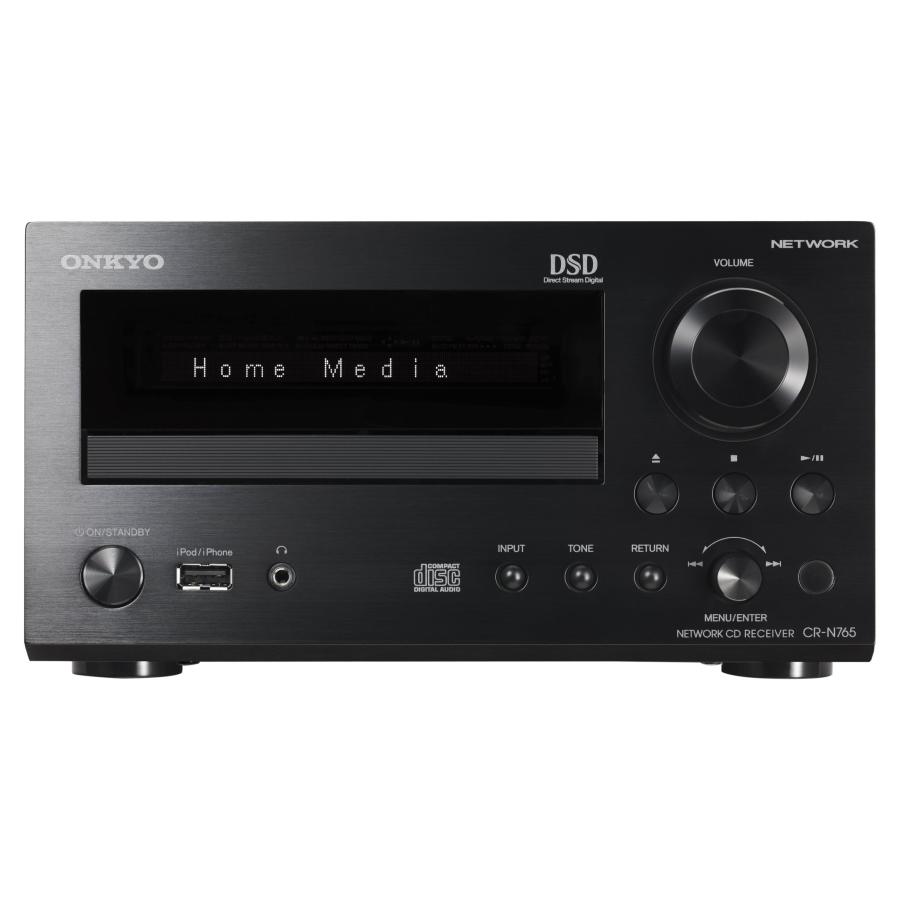 ONKYO ネットワークCDレシーバー ブラック CR-N765(B) : Burano