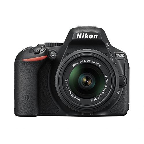 Nikon デジタル一眼レフカメラ D5500 18-55 VRII レンズキット ブラック 2416万画素 3.2型液晶 タッチパネル D5500L | 