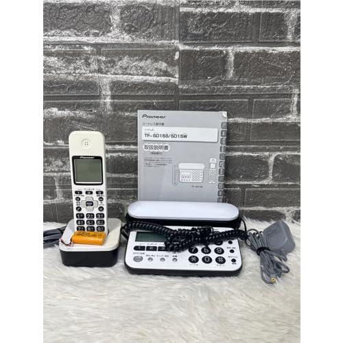 パイオニア TF-SD15S デジタルコードレス電話機 子機1台付き/迷惑電話防止 ピュアホワイト TF-SD15S-PW パイオニア TF-SD15S デジタルコードレス電話機 子機1台付き