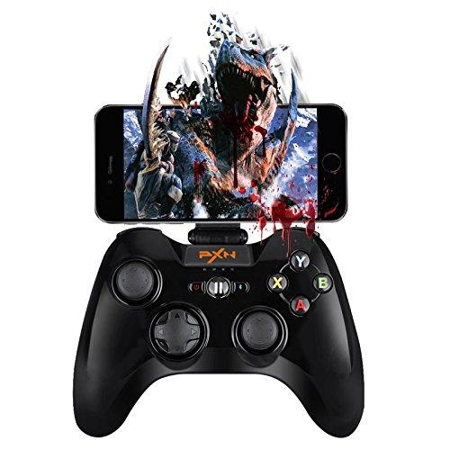 PXN  IOSコントローラー ゲームパッド iPhoneコントローラ ワイヤレス IOS13 対応 Ipad コントローラー ジョイスティック クリップ付 PXN 【正規品】 IOSコントローラー ゲームパッド iPhone