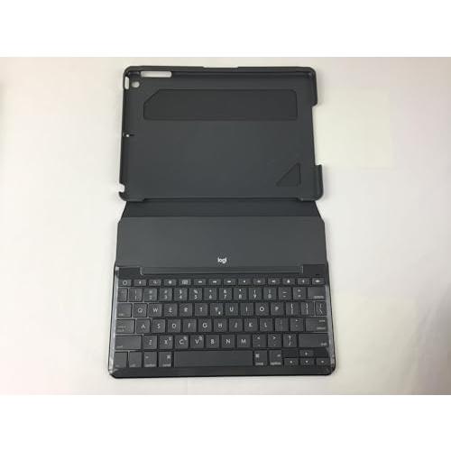 ロジクール タブレットキーボード iK1052BK ブラック Bluetooth キーボード一体型ケース iPad 第5世代 FOLIO 国内正規品 2年間メーカー保証 ロジクール、電池寿命4年の第5世代iPad用キーボード一体型カバー