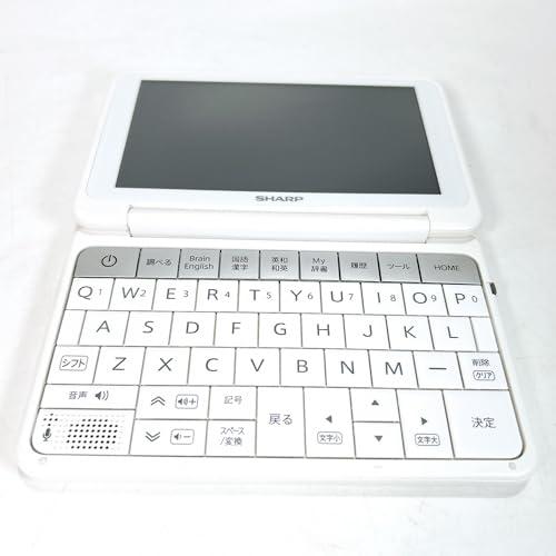 SHARP - 電子辞書　Brain  PW-H7700 シャープ カラ―電子辞書 Brain 高校生モデル ホワイト系 PW