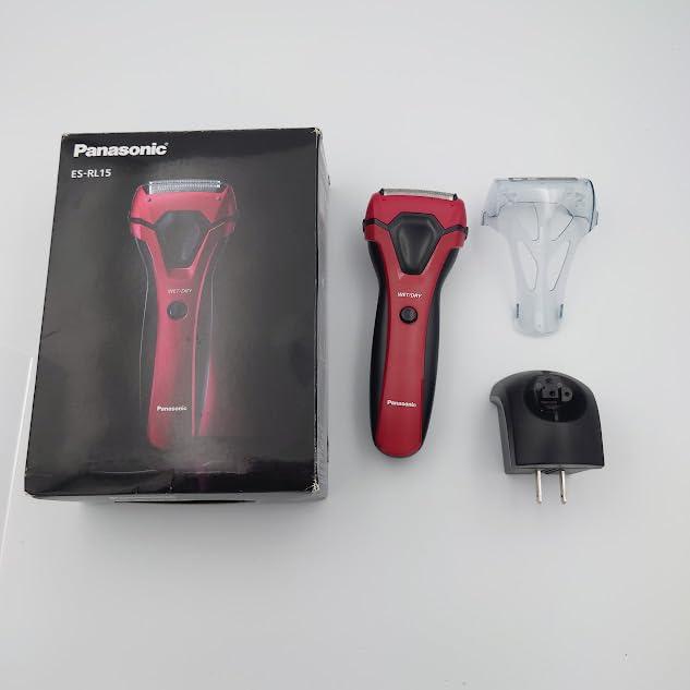 パナソニック メンズシェーバー 3枚刃 お風呂剃り可 赤 ES-RL15