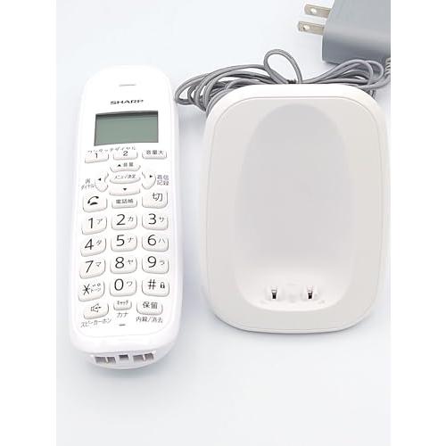シャープ 電話機 コードレス 子機1台付き 迷惑電話対策機能付き 大きなボタン 聞きやすい大音量 ホワイト系 JD-V38CL｜burano｜06