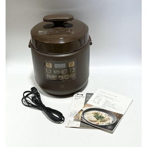 BRUNO - ［未使用］BRUNO マルチ圧力クッカー ブラウン BOE058-BR Amazon | BRUNO 電気圧力鍋 時産家電 ほったらかし調理 マルチ