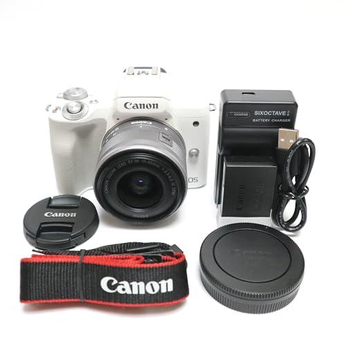 Canon ミラーレス一眼カメラ EOS Kiss M2 標準ズームレンズ