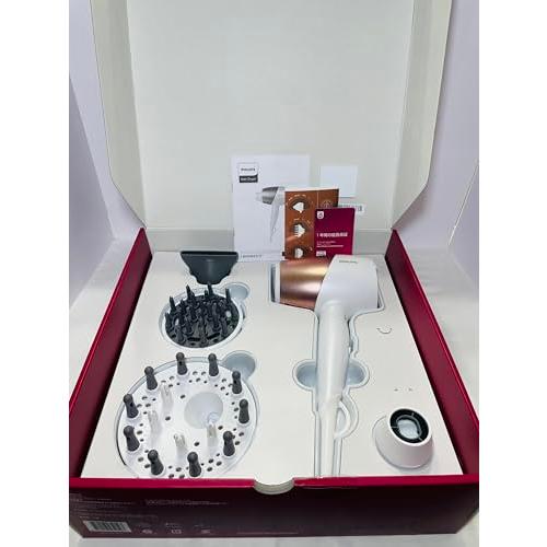 フィリップス ヘアドライヤー プレステージ シャンパンゴールド/ホワイト 大風量 速乾 スカルプケア マイナスイオン スタイリング BHD827/17 フィリップス ヘアドライヤー プレステージ シャンパンゴールド