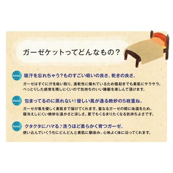 Fabric + ファブリックプラス ５重ガーゼキルトケット　シングルサイズ 【エコテックス認証】 |  | 05