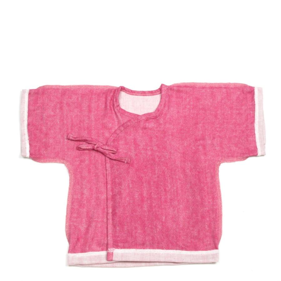短肌着 ベビー ガーゼ オーガニックコットン Wガーゼ 男の子女の子 デニムモード 日本製 |  | 03
