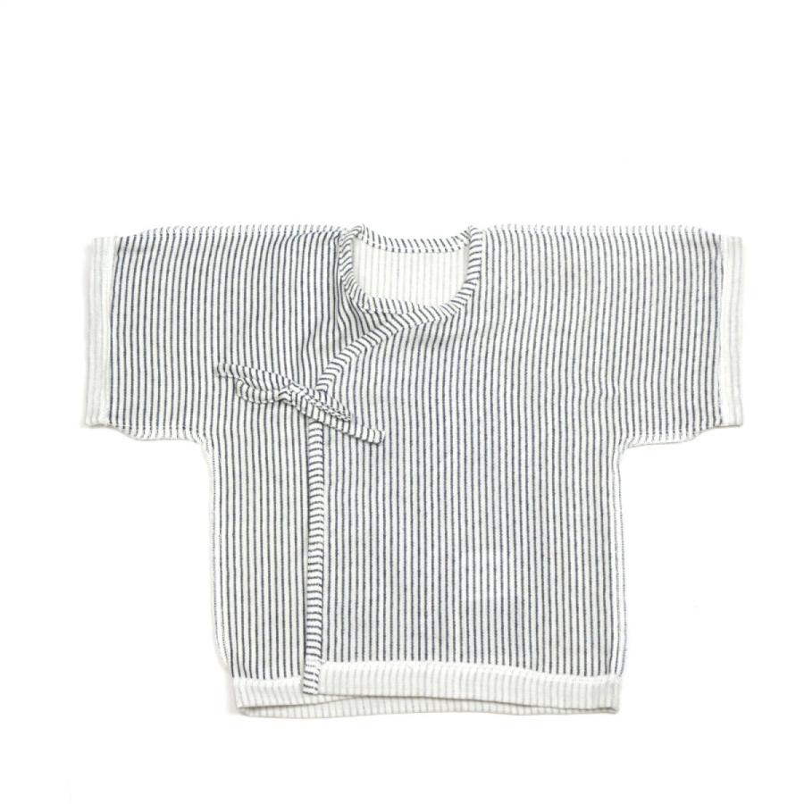 短肌着 ベビー ガーゼ オーガニックコットン Wガーゼ 男の子女の子 ヒッコリーモード 日本製 |  | 01