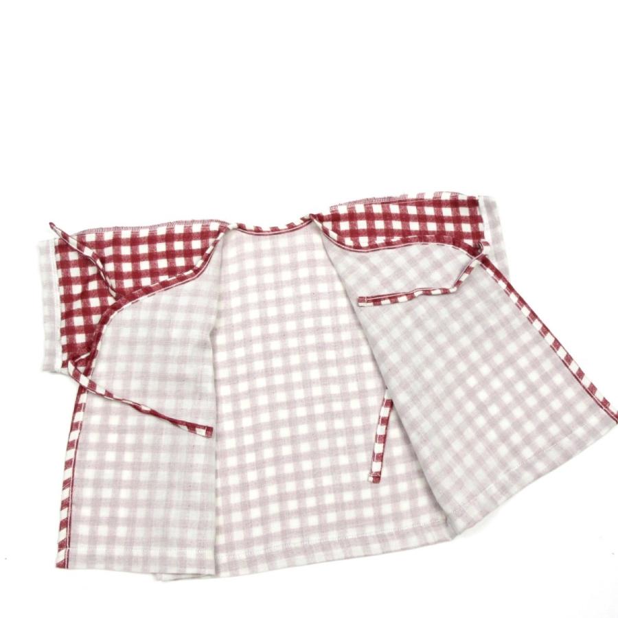 短肌着 ベビー ガーゼ オーガニックコットン Wガーゼ 男の子女の子 ギンガムチェック 日本製 |  | 17