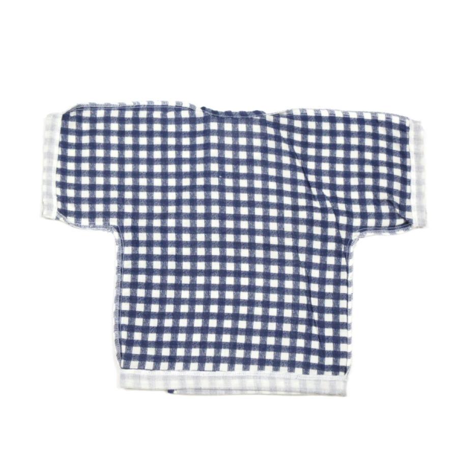 短肌着 ベビー ガーゼ オーガニックコットン Wガーゼ 男の子女の子 ギンガムチェック 日本製 |  | 08