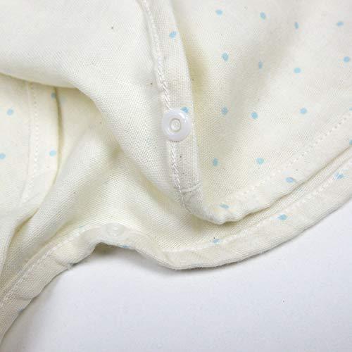 肌着 ガーゼ ベビー コンビ肌着 やわらかコットン Wガーゼ 水玉ドット 日本製 |  | 01