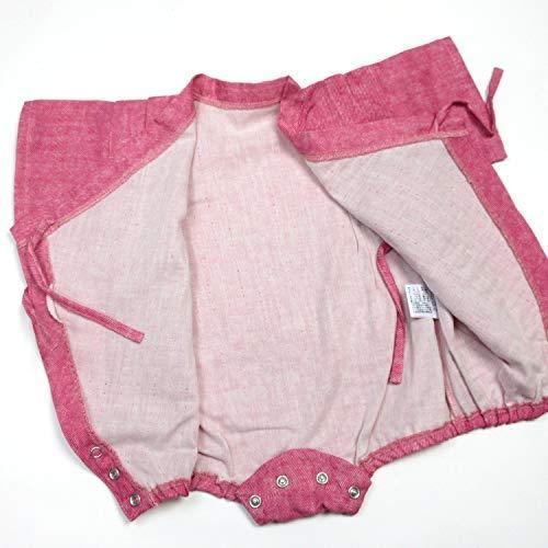 ロンパース ガーゼ ベビー甚平 デニムモード Wガーゼ オーガニック 日本製 |  | 11