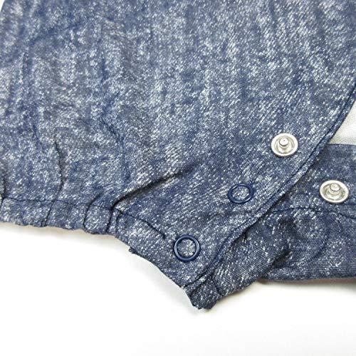 ロンパース ガーゼ ベビー甚平 デニムモード Wガーゼ オーガニック 日本製 |  | 06