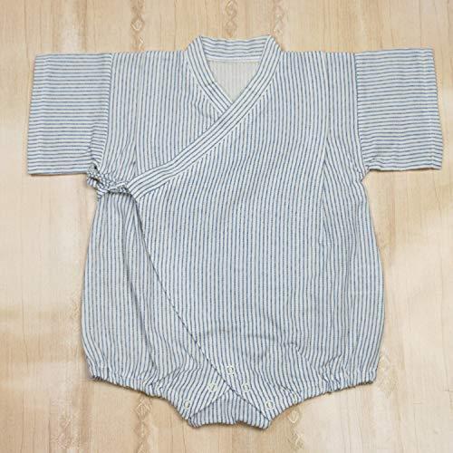 ロンパース ガーゼ ベビー甚平 ヒッコリーモード Wガーゼ オーガニック 日本製 |  | 07