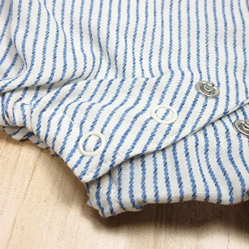 ロンパース ガーゼ ベビー甚平 ヒッコリーモード Wガーゼ オーガニック 日本製 |  | 02