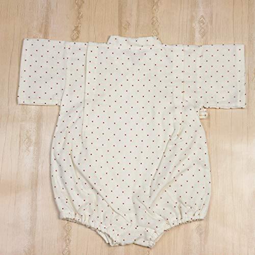 ロンパース ガーゼ ベビー甚平 やわらかコットン Wガーゼ 水玉ドット 日本製 |  | 01