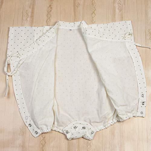 ロンパース ガーゼ ベビー甚平 やわらかコットン Wガーゼ 水玉ドット 日本製 |  | 12