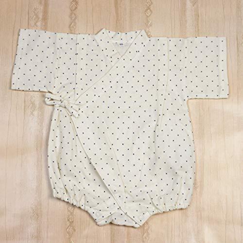 ロンパース ガーゼ ベビー甚平 やわらかコットン Wガーゼ 水玉ドット 日本製 |  | 14
