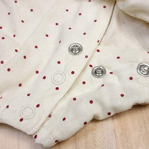 ロンパース ガーゼ ベビー甚平 やわらかコットン Wガーゼ 水玉ドット 日本製 |  | 03