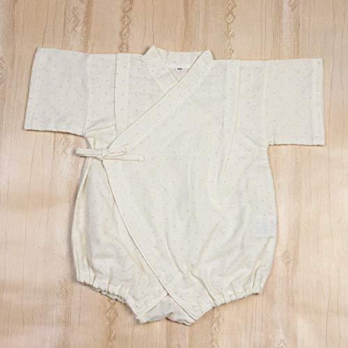 ロンパース ガーゼ ベビー甚平 やわらかコットン Wガーゼ 水玉ドット 日本製 |  | 04