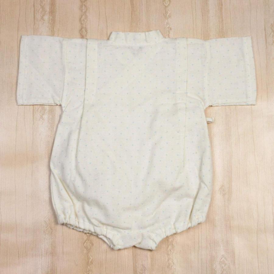 ロンパース ガーゼ ベビー甚平 やわらかコットン Wガーゼ 水玉ドット 日本製 |  | 05