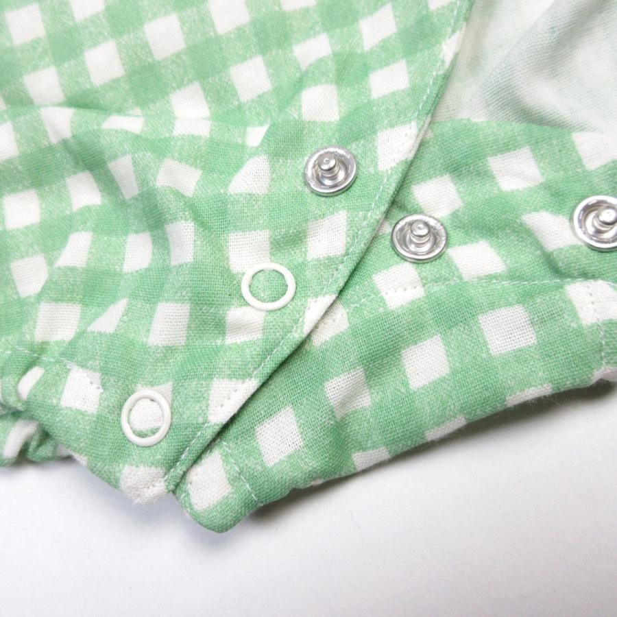 ロンパース ガーゼ ベビー甚平 ギンガムチェック Wガーゼ オーガニック 日本製 |  | 14