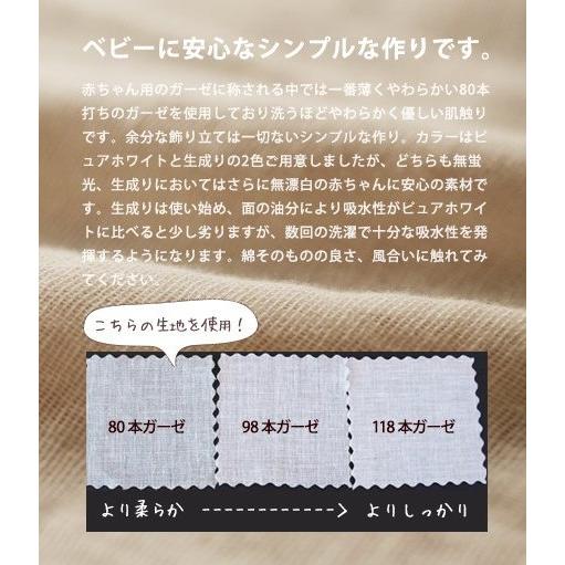 ガーゼハンカチ ベビー 20枚セット 日本製 和晒し 綿100％ 無蛍光 80本ガーゼ 赤ちゃん 沐浴 よだれふき お口拭き 保育園 出産準備 25×25cm fuwa-ga KAZ STYLE |  | 16