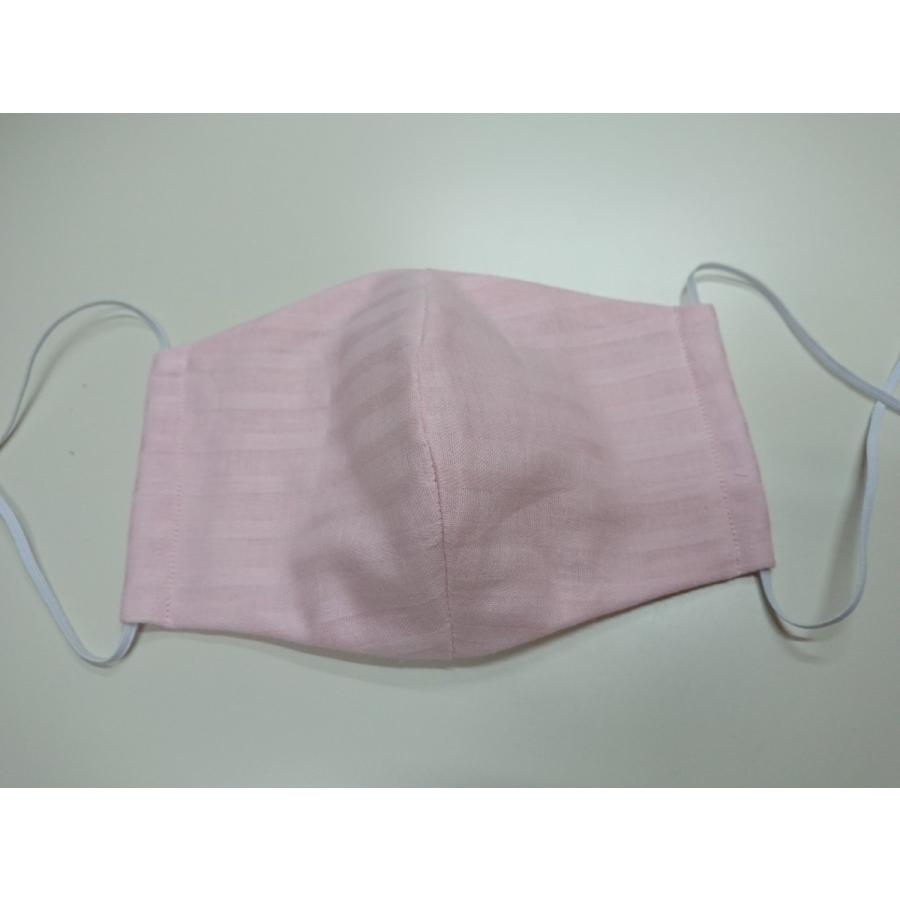 Wガーゼ シャドーストライプ マスク４枚セット 洗濯可 日本製 | 