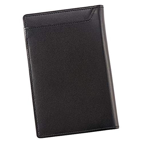 【キプリス】パスポートケース（スマートフォン収納可）■シラサギレザー8285 ブラック 