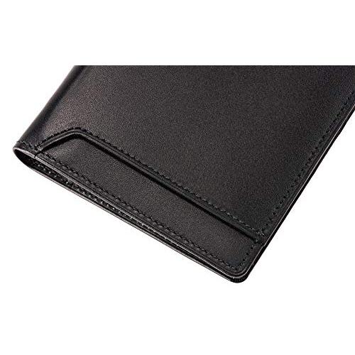 【キプリス】パスポートケース（スマートフォン収納可）■シラサギレザー8285 ブラック 