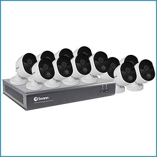種類豊富な品揃え 海外商品取り扱いショップ 世界中の商品をお得に購入 Visio Night Hdd 1tb Dvr Surveillance Wired Indoor Outdoor Hd 1080p Cameras Bullet 12 Channel 16 System Camera Security Home 新品swann 防災 防犯 セーフティ Nch Com Np