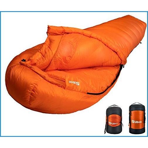 かわいい 新品ubon Extreme 10度 F 650フィルパワーダウン寝袋 防水 マミー寝袋 大人用 超軽量 キャンピング寝袋 並行 人気ブラドン