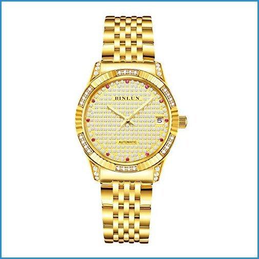楽天ランキング1位 新品binlun 18kゴールドメッキ レディース腕時計 機械式 自動 トゥールビヨン 防水 カレンダー 日付 傷防 B08crkmf8l Eterno Store 通販 Yahoo ショッピング 期間限定特価 Regionmarket Store