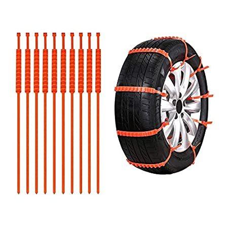 逸品 スノーチェーン 特別価格kvsrr 海外からの人気アイテムを直輸入 車のタイヤチェーン 10個好評販売中 雨 雪 ホイールチェーンストラップ ユニバーサルプラスチック 泥 滑り止め 緊急 タイヤ ホイール Kiho Do Com