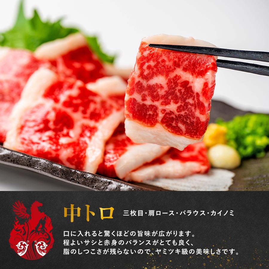馬刺し 熊本 虎桜セット01 馬刺し3種150g+馬焼き肉2種200g おつまみセット 肉 晩酌 |  | 04