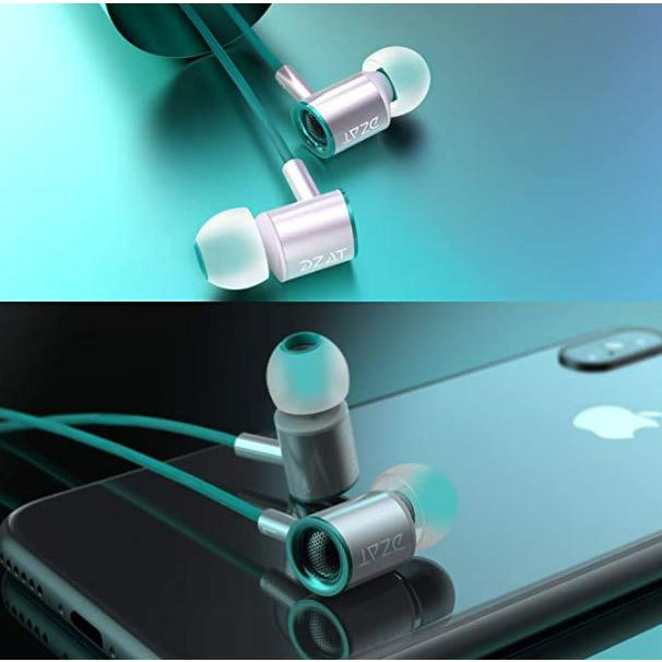 新品　DZAT DR-25 type-C  HIFI 有線イヤホン インイヤーイヤホン ヘッドホン メタリックグリーン |  | 03