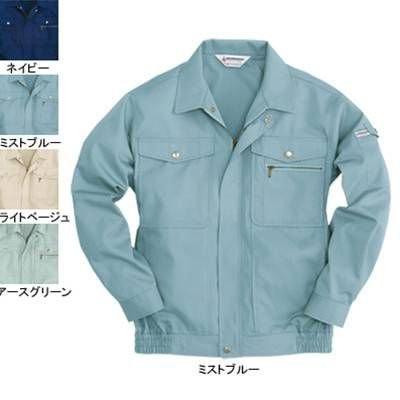 バートル 615 長袖ブルゾン 4l ミストブルー4 かっこいい 作業服 作業着 春夏 Burtle専門店 バートル ショップ 通販 Yahoo ショッピング