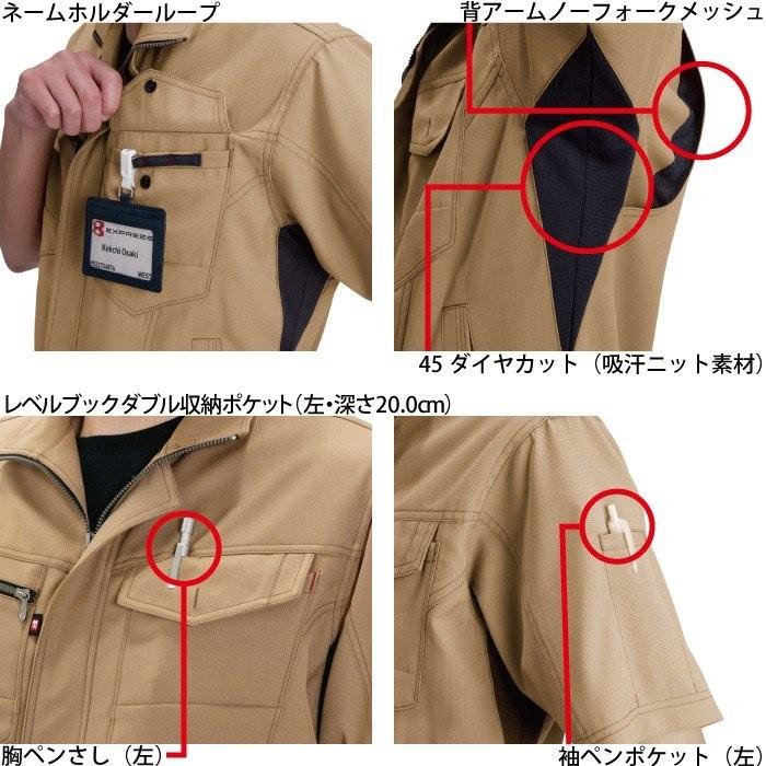 バートル BURTLE 作業着 7092 半袖ジャケット 3L 作業服 春夏 爆買 | BURTLE | 01