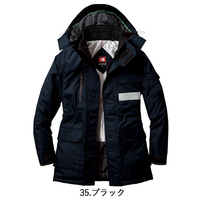 バートル BURTLE 作業着 防寒着 7211 防寒コート（大型フード付） 5L 作業服 軽量 防風 保温 耐水 サーモトロンラジポカ アウトドア 爆買 | BURTLE | 10