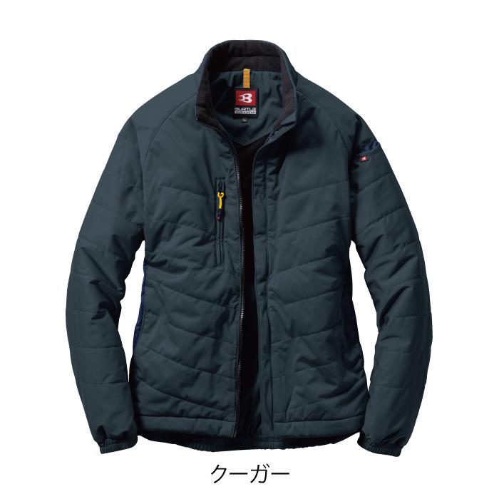 バートル BURTLE 作業着 防寒着 7410 防風ストレッチ軽防寒ブルゾン 5L 秋冬用 軽量 防風 保温 撥水 ウインドブロック やや細身 作業服 爆買 | BURTLE | 08